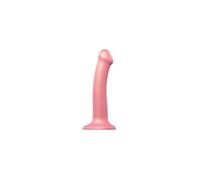Dildo Strap-on-me Metallic Shine Medio - Ipoallergenico - Rosa Metallizzato