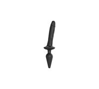 Strap-on-me Swith Realistico L - Dildo in silicone 2in1 (nero)