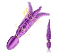Dildo tentacolo mostro, vibratore tentacolo 9 modalità di vibrazione 360 ° oscillazione vagina anale capezzoli massaggio stimolazione, polpo tentacolo dildo per uomini donne coppie culo clitoris