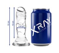 Dildo Trasparente X Ray Clear - Jelly, 12 cm