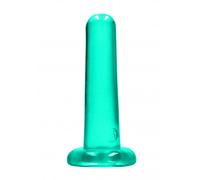 Dildo turchese con ventosa Non Realistic Dildo Suction Cup -13,5 cm