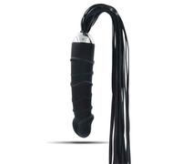 Dildo vaginale anale fallo in silicone realistico pene finto nero con frusta sex