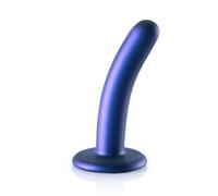 Dildo vaginale con ventosa Smooth G-Spot Dildo 5'' / 12 cm metallic blue