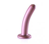 Dildo vaginale con ventosa Smooth G-Spot Dildo 6'' / 14,5 cm Rose Gold