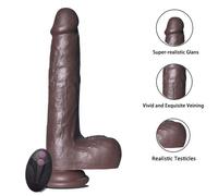 DILDO VENTOSA E COMANDO a DISTANZA sù giù VIBRATORE SESSO doccia DONG ROTANTE