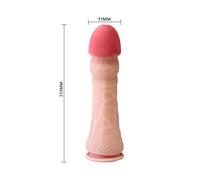 Dildo ventosa vaginale anale 23,5x5,3 fallo pene realistico sex toy intimo