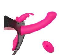 Dildo vibrant à double tête, vibromasseur portable, dildo pour le point G, sextoys