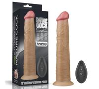 Dildo vibrante in silicone morbido realistico ventosa ricaricabile vibratore