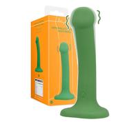 Dildo vibrante in silicone stimolatore vaginale con ventosa a cuore ricaricabile