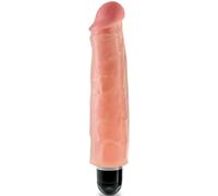 Dildo Vibrante Realistico King Cock 18 Cm Rigido - Carne
