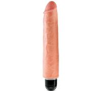 Dildo Vibrante Realistico King Cock 25,5 Cm Rigido - Carne