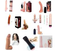 DILDO vibrante rotante spruzzante realistico ventosa stimolante masturbatore sex