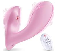 Dildo Vibratore Sesso Giocattoli per Donne - indossabili G Spot Vibratore Adulto Giocattoli con Clitorale Stimulatore, 10 Vibrazioni Anale Dildo Vibratori, Silent Sex Machine Donne Coppie Giocattoli