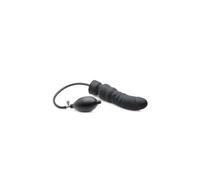 Master Series Dick-Spand Inflatable Silicone Dildo Black