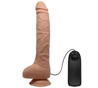 Pretty Love Beautiful Dick Realistic Vibrating Dildo 28cm Nude