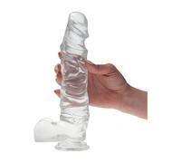 Dildo realistico MAXI pene finto con ventosa vaginale anale fallo grande BIG XXL