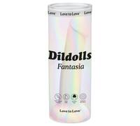 Dildo Fantasia in Silicone con Ventosa e Strisce Pastello