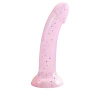 Dildo Stellato con Base e Ventosa - Starlight Rosa