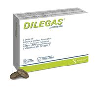 DILEGAS Compresse per l'Eliminazione dei Gas - 30 Capsule di Carbone Vegetale, F