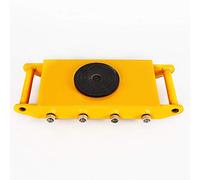 DiLiBee 12T/26400 LBS - Rulli per trasporto di carri armati, per carichi pesanti, per trasporto di macchine, colore: Giallo