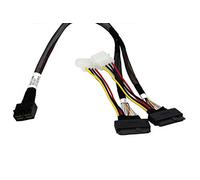 DiLinKer LSI94xx Serie dedicata 2 porte HD Mini-SAS (SFF-8643 8X) a 2 porte U.2 (SFF-8639) NvMe SSD cavo