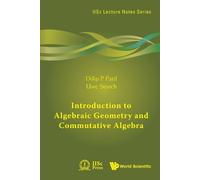 Dilip P Patil Uw Introduction To Algebraic Geometry And Commutative (Tascabile)
