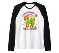 Dill Doe Inappropriate Donne Divertente Pickle Sporco Adulto Umorismo Maglia con Maniche Raglan