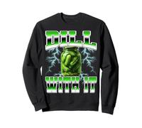 Dill with It Funny Pickle Cetriolo Anni '90 Bootleg Style Felpa