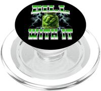 Dill With It Funny Pickle Cetriolo anni '90 Bootleg Style PopSockets PopGrip per MagSafe