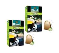 Dilmah® | Puro Tè Verde 100% Naturale | Tè Verde Ceylon Filtri Incarto Singolo - 2 x 20 Bustine di Tè (2 x 30 Gr)