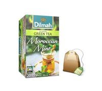 Dilmah® | Puro Tè Verde e Menta Marocchina | Tè Verde Ceylon e Foglie Menta Piperita - 20 Bustine di Tè (30 Gr)