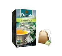 Dilmah® | Puro Tè Verde e Petali di Gelsomino | Tè Verde Ceylon Aroma Naturale Gelsomino - 20 Bustine di Tè (30 Gr)