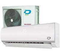 Diloc Frozen Pro Climatizzatore Pompa di Calore Inverter, Mono Split 3,5kW 12000 Btu, R32, Efficienza Energetica A++/A+, Bassi Consumi, Wi-Fi Integrato, Sistema Climatizzazione Unità Interna e Esterna