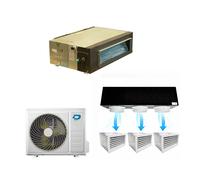 Diloc Over Condizionatore Canalizzato 18000 BTU R32 e Kit Plenum 2,3,4,5 vie