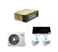 Diloc Over Condizionatore Canalizzato 18000 BTU R32 e Kit Plenum 2,3,4,5 vie