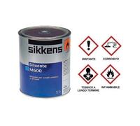 DILUENTE M600 SOLVENTE PER SMALTI SINTETICI PER APPLICAZIONI A SPRUZZO SIKKENS