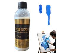 Diluente per pittura acrilica, versatile per artisti e artigiani professionisti, facile da miscelare, medio, riduce lo spessore della vernice per una copertura costante, aumenta il colore e il colore