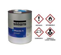 "DILUENTE X" SIKKENS PER PRODOTTI A BASE NITRO LATTA 1, 5 E 25 LITRI SOLVENTE