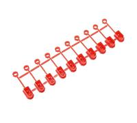 Dilwe 1 copertura a strisce, 10 spine XT60, tappi stabili, morsetti in gomma isolati per batterie al litio RC