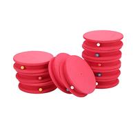 Dilwe 10 Bobine di Schiuma per la Pesca, Tavola di Avvolgimento in Morbida Schiuma Eva con Design Colorato Protezione e Affidabile degli Ami da Pesca (Rosata)
