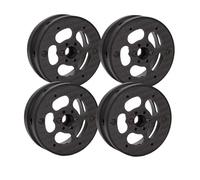 Dilwe 2,2 Pollici di Beadlock, 4pcs RC Crawler Ruote Compatibili con Piattaforme in 1/10 per Appassionati di Modelli e Giocatori