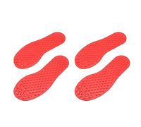 Dilwe 2 Paia Marcatori da Pavimento a Forma di Piede, Marcatori di Impronte per Aula Antiscivolo in PVC per Bambini, con Design Leggero per attività Sportive nella Scuola Materna (Rosso)