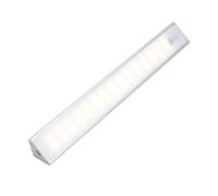 Dilwe 2 Pcs Z9 Allegato di Sensore Ad Angolo Destro Luce, Movimento Wireless LED per Armadio, 16ft, 120 °, 60DED con Perle Leggere, 300lm, 3W, Bianco 6500K / Caldo 3000K Bianco, 5 V, 18-20 Ore,