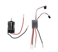 Dilwe 320A ESC Rc 550 12T Motore Spazzolato con 5 V 2A BEC per Barche per Camion Rc in Scala 1/10