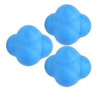 Dilwe 3pcs Bounce Balls Set per allenamento di agilità e coordinamento a forma di esagonale (BLUE)