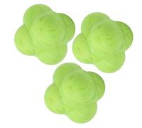 Dilwe 3pcs Bounce Balls Set per allenamento di agilità e coordinamento a forma di esagonale (GREEN)