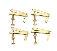 Dilwe 4pcs Durevole Metallo Fine Tuners Articoli per Le Stringhe Parti di Ricambio per 3/4 4/4 Violoncello (Oro)