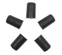 Dilwe 5PCS cello Endpin tappo Protector, Portable violoncello punta in gomma Endpin Protector nero per violoncello