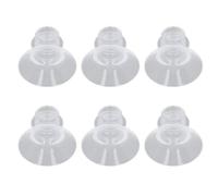 Dilwe 6 Inserti Flangiati in Silicone Liquido per Scudi da 24 Mm, Inserti Flangiati per Pompa Sicuri e Confortevoli per Donne Che Allattano (15MM)