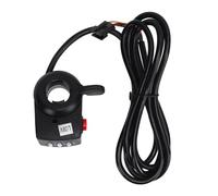 Dilwe Acceleratore a Pollice per Bici Elettrica, Controller Manubrio ABS con Pannello Display Batteria, Controllo 36 V per Manubrio da 2,22 Cm, Funzionamento Stabile per Ciclisti Elettrici e Scooter